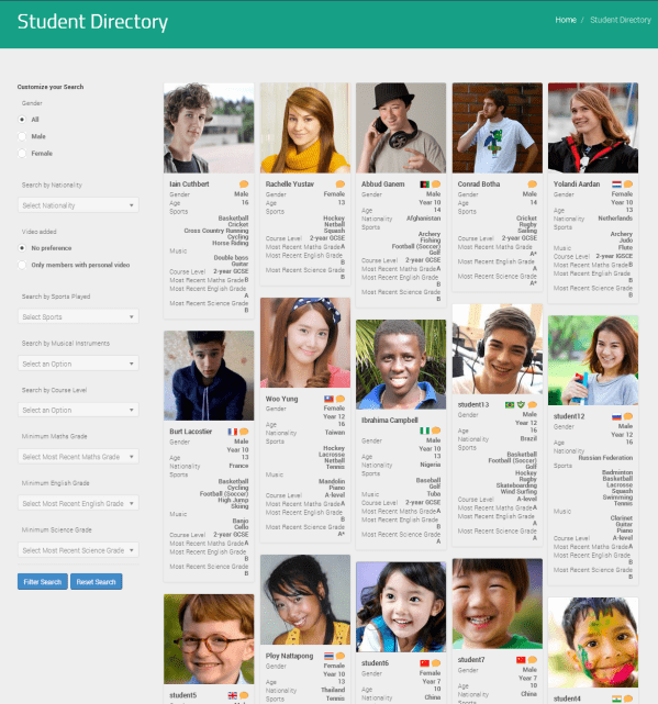 Student Directory WHICH BRITISH SCHOOL WBS